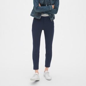 GAP Skinny Ankle pant, Navy, size 10 Regular